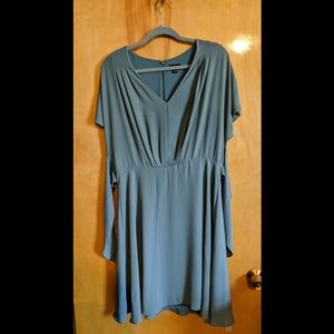 Ann Taylor Sage Green Dress - size 12